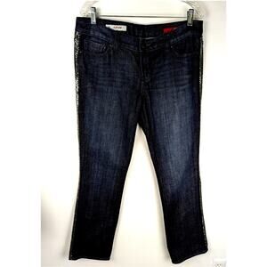 Express X2 low rise straight wmns jeans sz 12 Retro W37"Rise 8.5 Hips44